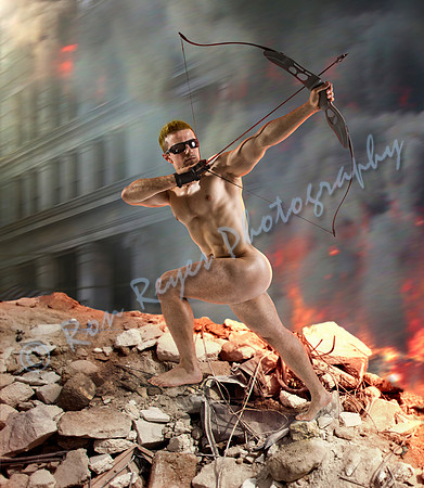 SuperHeroes 050_ Naked Hawkeye Fantasy