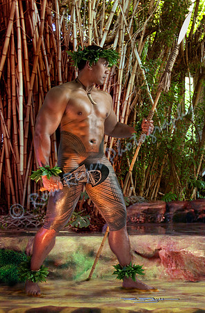 Samoan Pe'a Tattoo Warrior