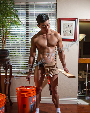 _255_ Ron's Houseboys Cleaning Crew Calendar Series - Handy Man