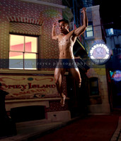 00V1A_1239_ Leap Year – Asian Man jumping for joy leaping naked