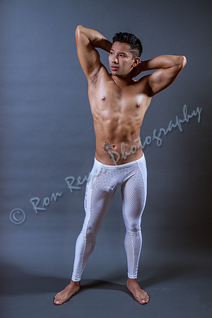 00200_ N2N White Galaxy Runner LTD Compression Leggings