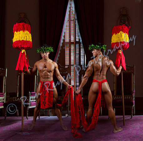 Kahili Bearers